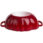 Емальована чавунна каструля Iron Tomato 2,5 л, червона Yiwu HP-FLG-20 RED - Зображення 8