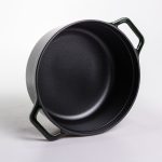 Емальована чавунна кокотниця 6,5 л, малахіт Yiwu HP-FLG-12 green - Зображення 5