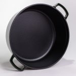 Емальована чавунна кокотниця 7,5 л, малахіт Yiwu HP-FLG-14 green - Зображення 5