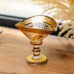 Скляна цукерниця Bogema Gold 15 см Yiwu HP-34-134 - Зображення 2