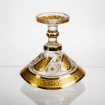 Скляна цукерниця Bogema Gold 15 см Yiwu HP-34-134 - Зображення 5