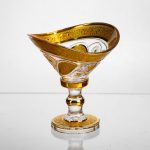 Скляна цукерниця Bogema Gold 15 см Yiwu HP-34-134 - Зображення 6