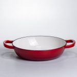 Чавунна емальована жаровня-голландська піч 2 л, червона Yiwu HP-FLG-22 RED - Зображення 4