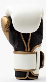 Боксерські рукавиці Everlast POWERLOCK 2R TRAINING GLOVE, білий/золотий, універсальні, 16 унцій - Зображення 6