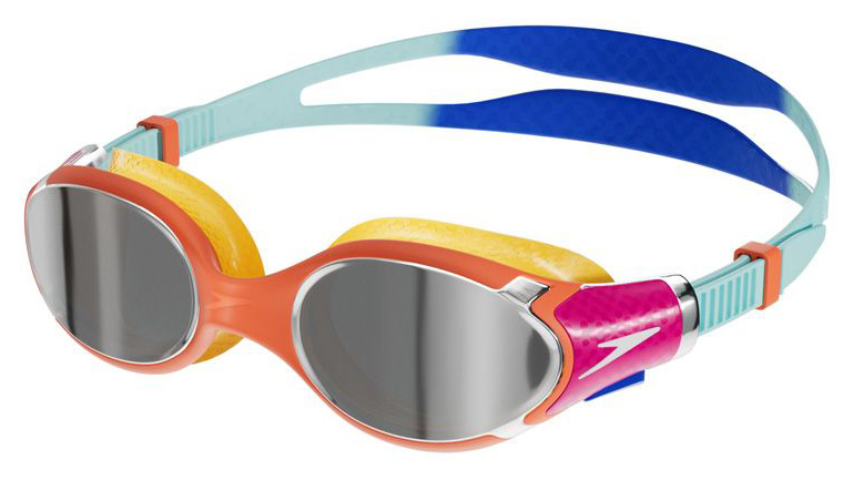 12222693287510_e9842a04b2 Окуляри для плавання Speedo BIOFUSE 2.0 MIRROR JU помаранчевий, блакитний Уні OSFM - Зображення 1