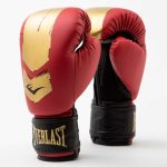 Боксерські рукавиці Everlast PROSPECT 2 BOXING GLOVE червоні, золоті для дітей 8 унцій