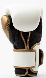 Боксерські рукавиці Everlast POWERLOCK 2R TRAINING GLOVE, білий, золотий, Уні 10 унцій (P00003048) - Зображення 5