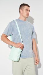 Сумка на плече Nike NK HERITAGE CROSSBODY м'ятна Уні 23 х 15 х 7.5 см (DB0456-353) - Зображення 2