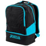Рюкзак Joma ESTADIO III чорний з синім, універсальний 46х32х20 см (400234.116)