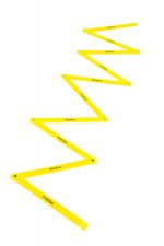 Зигзагові координаційні сходи Meta Agility Smart Criss-Cross Ladder жовті, 8 м