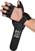 Боксерські рукавиці RDX GRAPPLING GLOVES SHOOTER IMMAF-1 чорний, червоний XL (GSR-IMF-1R) - Зображення 4