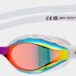 Окуляри для плавання Arena AIR SONIC MIRROR помаранчевий, білий One Size
