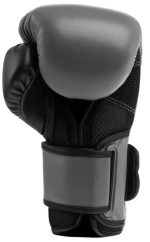 Боксерські рукавиці Everlast POWERLOCK 2R TRAINING GLOVE сірі, чорні, 10 унцій - Зображення 2