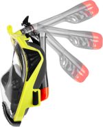 Повнолицьова маска Aqua Speed DRIFT 9936 чорний, жовтий Уні S/M - Зображення 13
