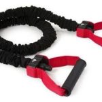 Еспандер трубчастий Adidas Power Tube чорний, червоний Уні 122 см (ADTB-10601)