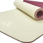 Килимок для йоги Adidas Double Sided Yoga Mat бежевий, темно-рожевий 176 х 61 х 0,6 см (ADYG-10400WP-NL)