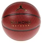 Баскетбольний м'яч Nike JORDAN DIAMOND OUTDOOR 8P DEFLATED AMBER/BLACK/METALLIC GOLD/BLACK розмір 7