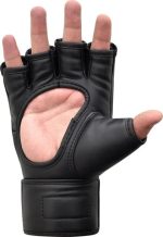 Тренувальні рукавиці RDX GRAPPLING GLOVES NEW MODEL чорні, білі, L (GGR-F12B) - Зображення 3