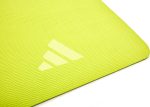 Килимок для йоги Adidas Double Sided Yoga Mat жовтий, сірий 176 х 61 х 0,6 см (ADYG-10400BLY-NL) - Зображення 4
