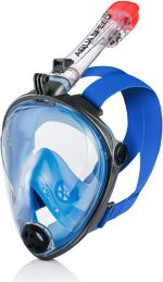 Повнолицьова маска Aqua Speed SPECTRA 2.0 7068 синій, чорний Уні S/M - Зображення 2