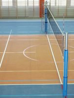 Професійна волейбольна сітка Romi Sport 8,5 м, 3 мм (PP) чорна/жовта - Зображення 3
