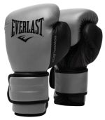 Боксерські рукавиці Everlast POWERLOCK 2R TRAINING GLOVE, сірі/чорні, 12 унцій - Зображення 2