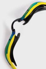 Окуляри для плавання Arena COBRA EDGE SWIPE MIRROR чорний, жовтий Уні OSFM - Зображення 4