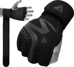 Тренувальні рукавиці RDX GRAPPLING GLOVES NEOPRENE T15 чорний XL (GGN-T15MB) - Зображення 2