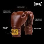 Боксерські рукавиці Everlast 1910 CLASSIC TRAINING GLOVE коричневі 16 унцій (P00002503) - Зображення 4