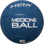 Медбол Meta Colour Medicine Ball 5 кг синій, діаметр 27 см - Зображення 2