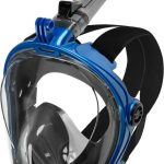 Повнолицьова маска Aqua Speed SPECTRA 2.0 9918 чорний, синій Уні L/XL
