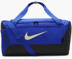 Спортивна сумка Nike NK BRSLA S DUFF – 9.5 41L чорний, синій Уні 51×28х28 см - Зображення 8