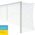 Футбольна сітка для воріт 7,32 х 2,44 м “X2-Профі-2000” (шнур 3,5 мм, PP White)