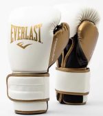 Боксерські рукавиці Everlast POWERLOCK 2R TRAINING GLOVE, білий, золотий, 12 унцій (P00003049) - Зображення 7