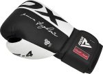 Боксерські рукавиці RDX BOXING GLOVES REX F4 чорний, білий 16 унцій (BGR-F4B) - Зображення 2