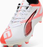 Бутси Puma ULTRA 5 PLAY FG/AG білий, помаранчевий Уні 45 - Зображення 4