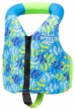 Жилет для плавання Aqua Speed Aqua Pals 61140 бірюзовий, салатовий (для дітей 19-30 кг)
