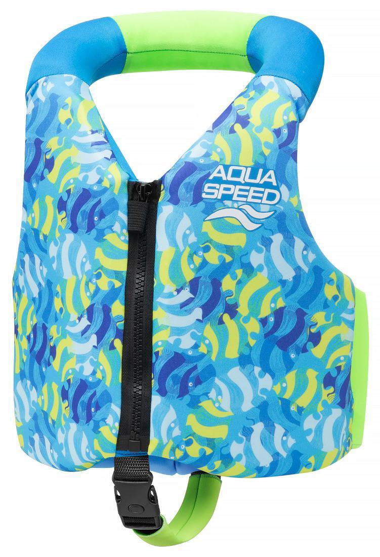 28069212233370_b49f15cc16 Жилет для плавання Aqua Speed Aqua Pals 61140 бірюзовий, салатовий (для дітей 19-30 кг) - Зображення 1