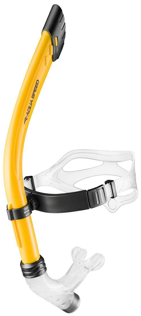 28075576392636_0ea1cf0fa1 Дихальна трубка для снорклінгу Aqua Speed COMET JUNIOR 5834 жовтий, чорний, Діт OSFM - Зображення 1