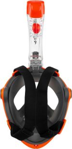 Повнолицьова маска Aqua Speed SPECTRA 2.0 9915 чорна, помаранчева Уні S/M - Зображення 5