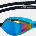 Окуляри для плавання Arena AIR SONIC MIRROR синій, чорний One Size