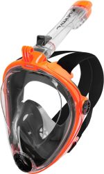 Повнолицьова маска Aqua Speed SPECTRA 2.0 9915 чорна, помаранчева Уні S/M