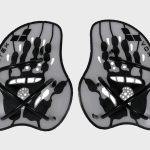 Лопатки для плавання Arena VORTEX EVOLUTION HAND PADDLE срібний, чорний Уні L