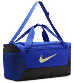 Спортивна сумка Nike NK BRSLA S DUFF – 9.5 41L чорний, синій Уні 51×28х28 см - Зображення 11