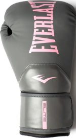 Боксерські рукавиці Everlast ELITE 2 BOXING GLOVES сірі, рожеві 14 унцій (P00003312) - Зображення 2