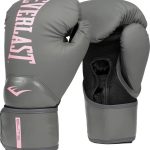 Боксерські рукавиці Everlast ELITE 2 BOXING GLOVES сірі, рожеві 14 унцій (P00003312)