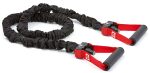 Еспандер трубчастий Adidas Power Tube чорний, червоний Уні 122 см (ADTB-10603)