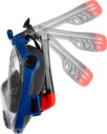 Повнолицьова маска Aqua Speed SPECTRA 2.0 9918 чорний, синій Уні L/XL - Зображення 3