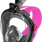 Повнолицьова маска Aqua Speed SPECTRA 2.0 9912 чорний, рожевий Уні S/M