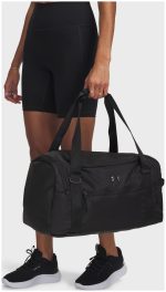 Спортивна сумка Under Armour Studio Duffle BP 33L чорна для жінок 50 х 25 х 24 см - Зображення 5